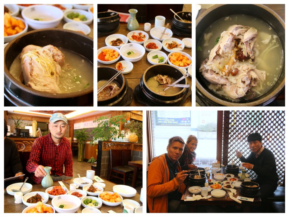 Viimeiseksi aamupalaksi kokonaiset kanat Ginseng-juurella ja riisillä