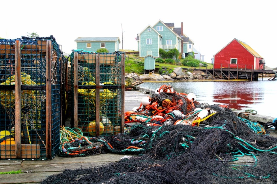 Hummeripyydyksiä ja verkkoja