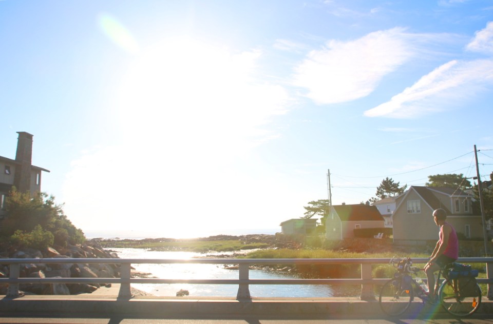 Long Islandin aamuaurinko