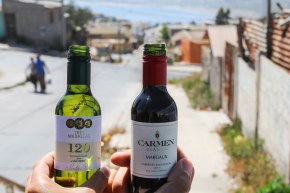 Chileläistä vinettoa Coquimbossa