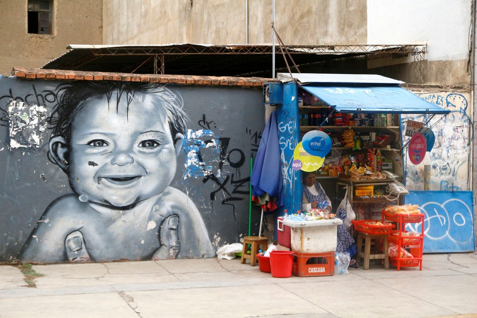 Katutaidetta Chochabambassa