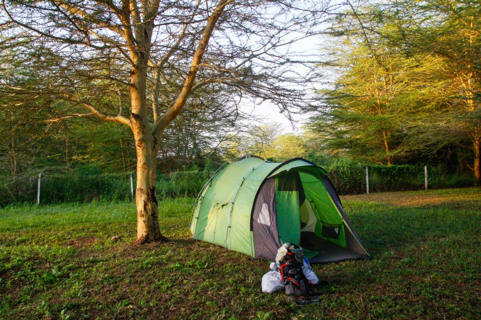 Ensimmäinen yöpaikka